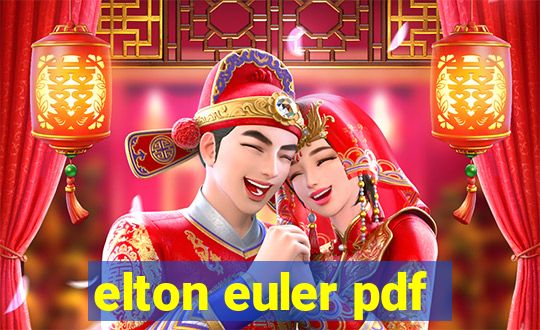 elton euler pdf